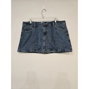 Hollister Women's Mini Demin Skirt Size W33 NWT